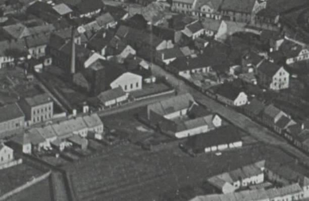 Ulice U stadionu a Hraniční ze vzducholodi 1900-1920